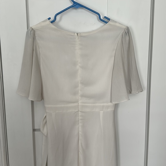 Essue white sheer maxi dress S - Picture 4 of 5